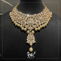 Elaborate Gold Tone Necklace