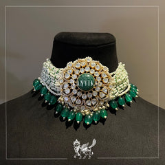 Emerald Choker Set