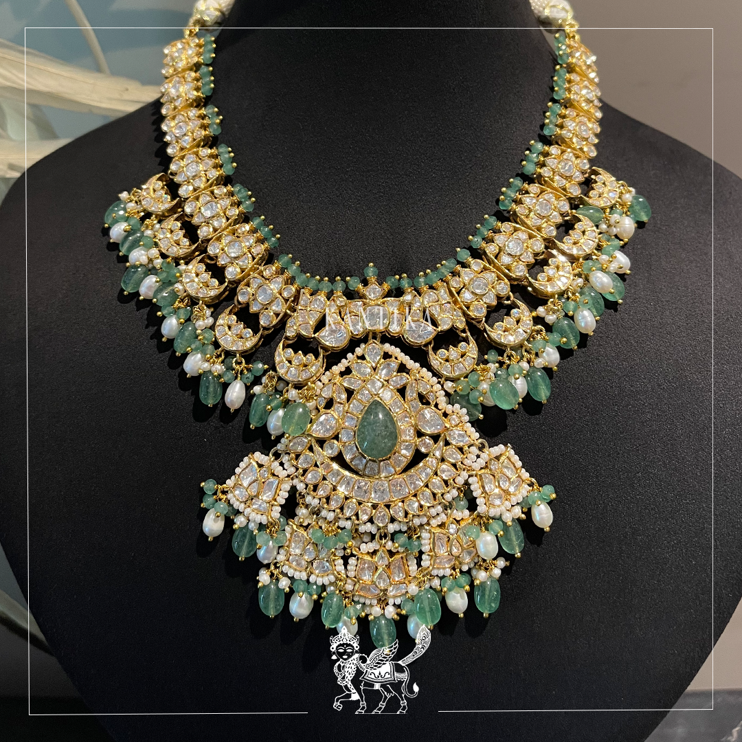 Elaborate Gold Tone Necklace