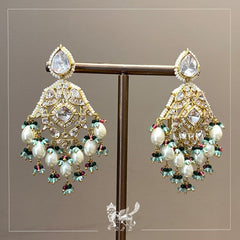 Chandelier Polki Earrings