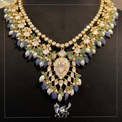 Sapphire and Emerald Necklace