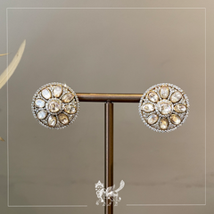 Polki antique Studs Earring