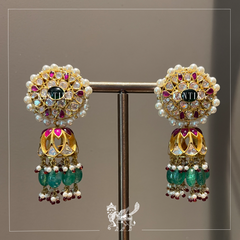 Regal Heritage Polki Drops Earring