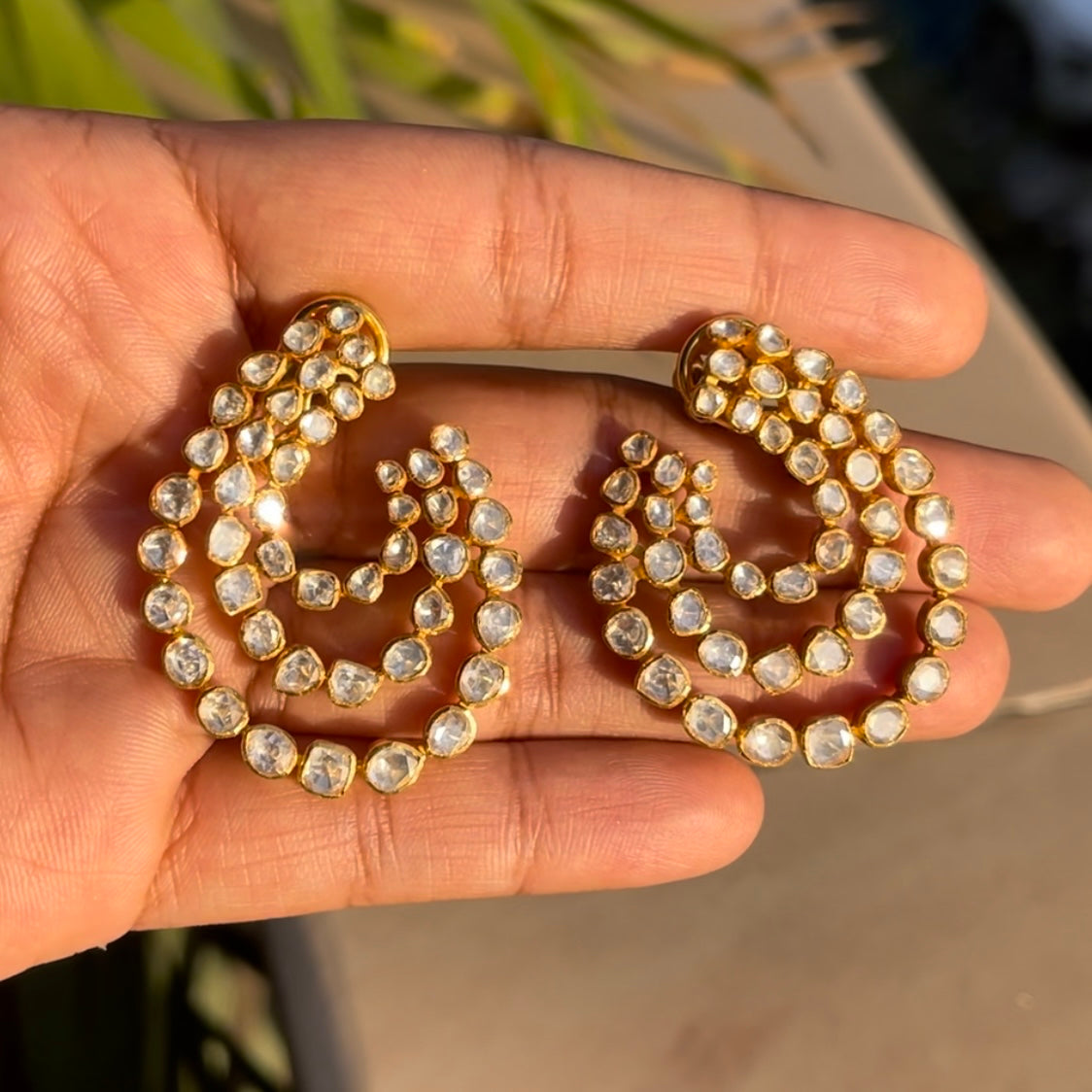 Layered hoop store earrings