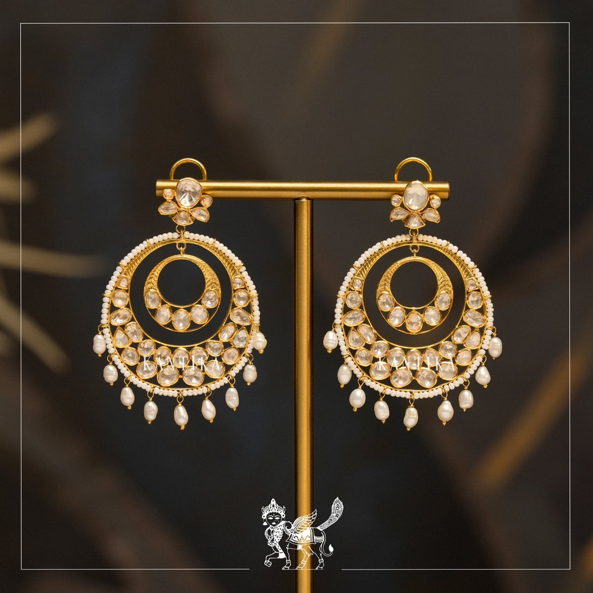 Florete Pearl Polki Earring