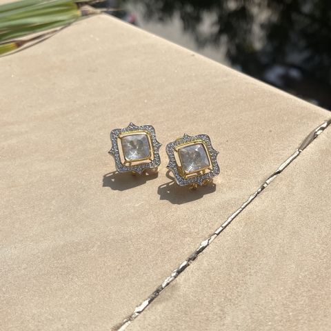 Selena Polki Studs