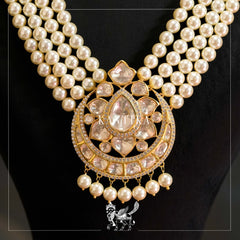 Semi-Moon Pearl Necklace