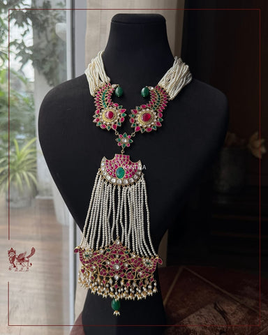 Gulabi Rajwada (Neck Piece Only)