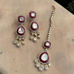 Sundarma (Earrings and Maang Tikka Set)