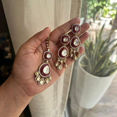 Sundarma (Earrings and Maang Tikka Set)