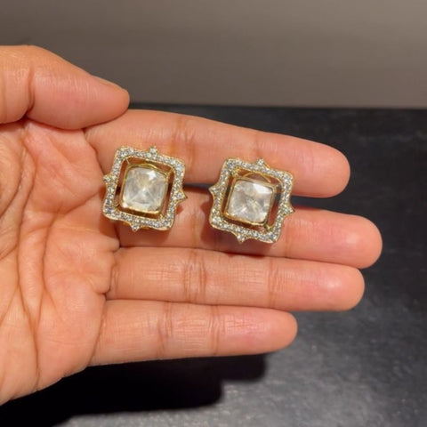 Selena Polki Studs