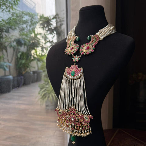 Gulabi Rajwada (Neck Piece Only)