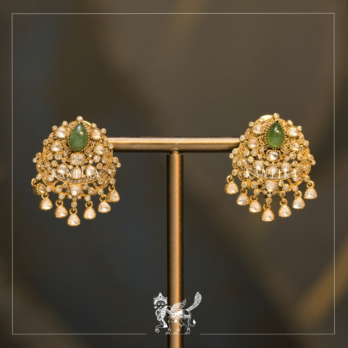 Emerald Stud Earrings