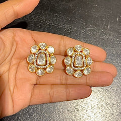 Uncut Polki studs Earrings