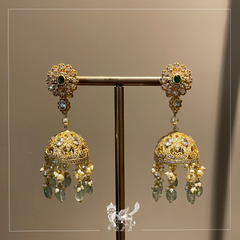 Golden Jhumkas