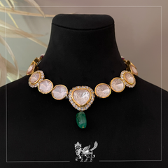 Elegant Emerald Drop Set