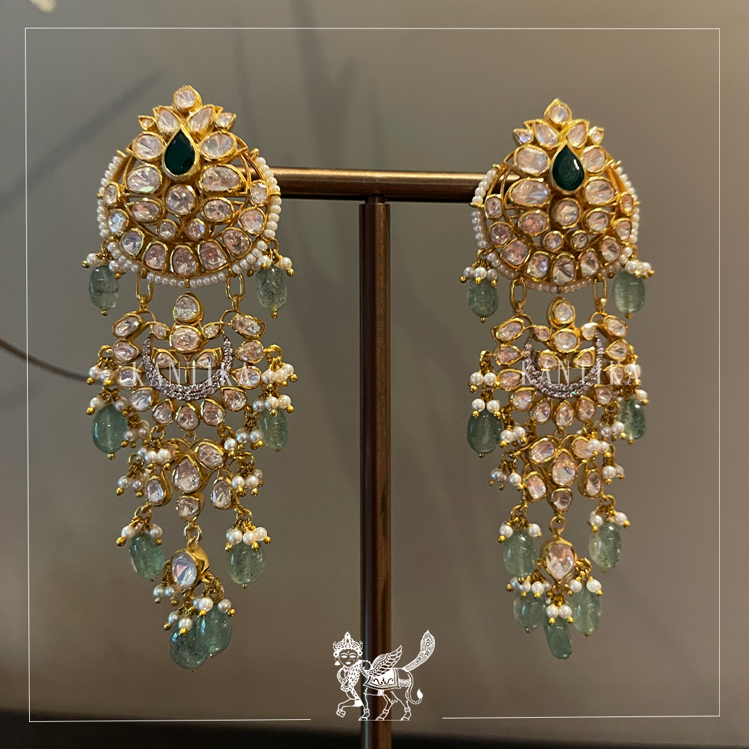 Elaborate Three Tier Earrings