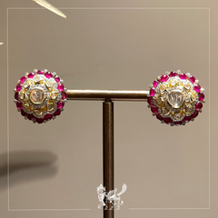 Elaborate Pink Studs