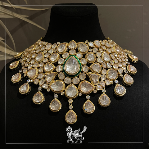 Elaborate Uncut Polki Set