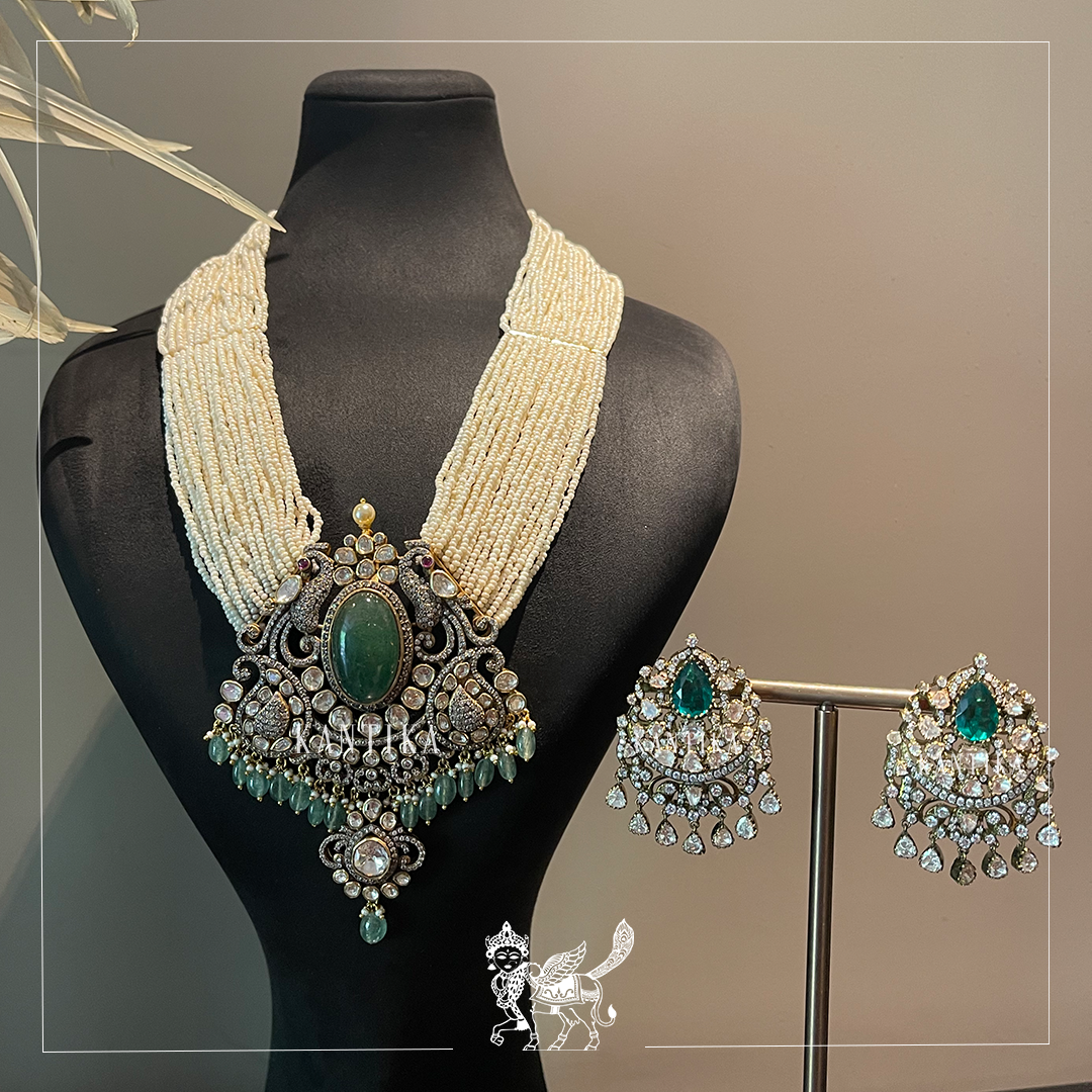 F Anti Rani White Rani Haar – Kantika Jewels