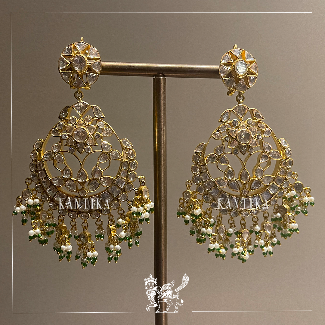 Elaborate Chandbali Earrings