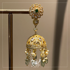 Golden Jhumkas