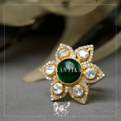 Emerald Florete Ring