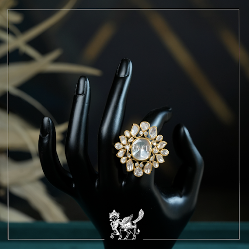 Intricate Heritage Polki Ring