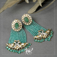 Peacock Motif Earrings